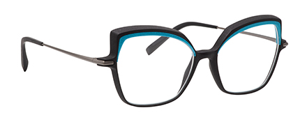 Optique impression 3D haute résolution vm l atelier créateur monture femme turquoise